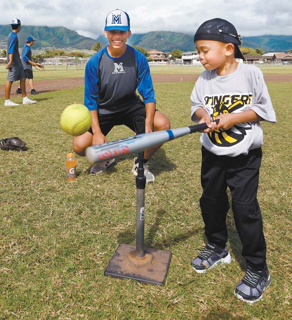 Sabers give back by helping out at clinic News, Sports, Jobs Maui News